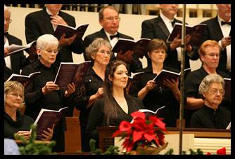 Christmas Chorus singers